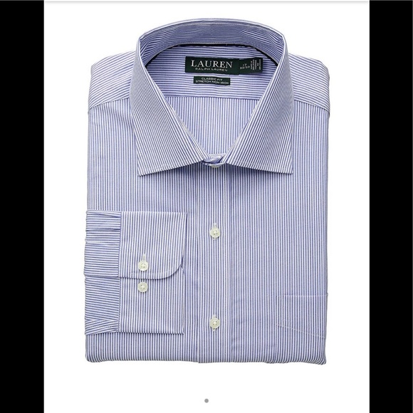 Lauren Ralph Lauren Other - Ralph Lauren Classic Cut Blue Striped 161/2 34/25